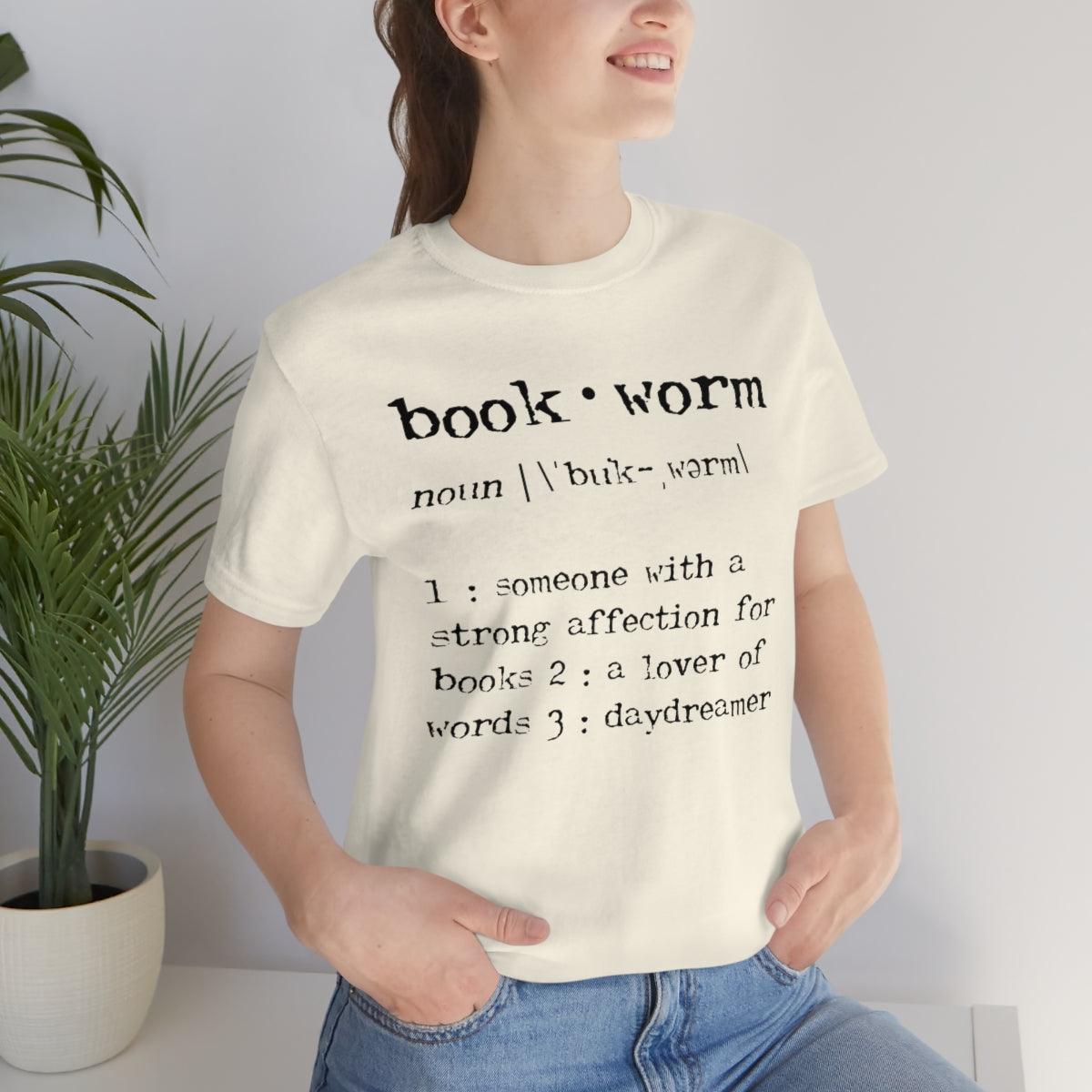 Bookworm definition unisex short sleeve tee, Bella Canvas t-shirt– Alison  Rose Vintage